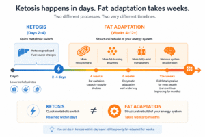 Ketosis vs fat adaptation