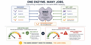 Gut Bacteria and MAOA