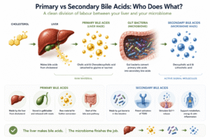 Primary and secondary bile acids