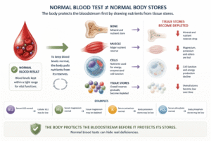 Blood tests when normal may not be normal