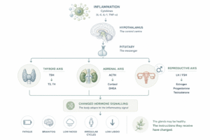How inflammation affects hormones
