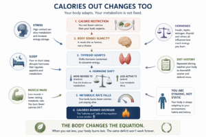 How organs adapt to calories