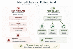 Methylfolate vs Folinic acid
