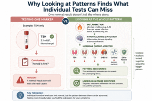 Testing for hormone patterns