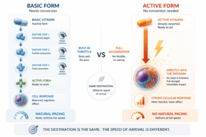 Reactions to active forms of supplements
